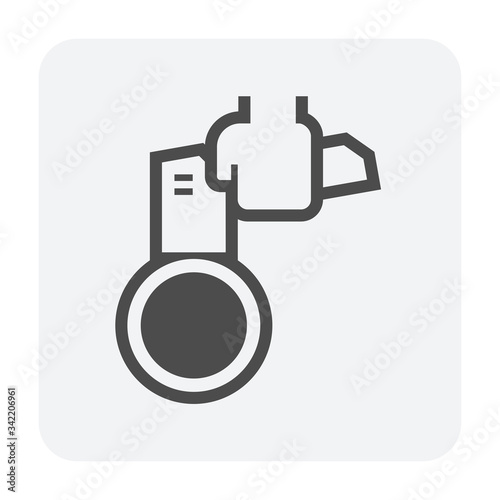 pipe test icon
