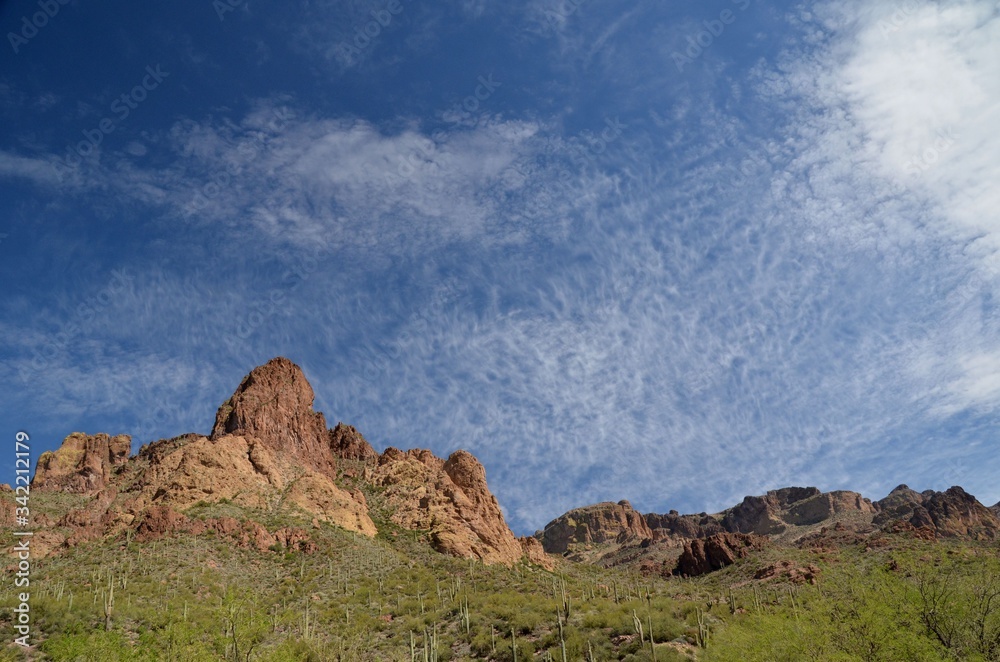 desert mountain sky