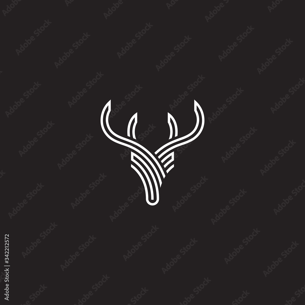 Creative Deer Line Art 1 Creative Deer Line Art 1