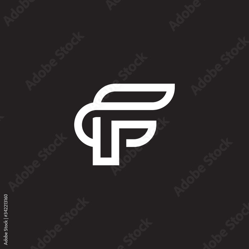 F Line Art Logo