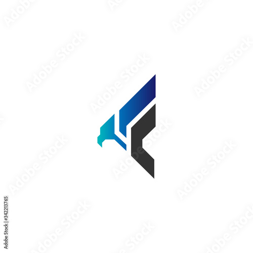 Free Download F fly falcon logo - GFXLoad