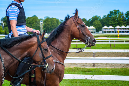 Horse Racing Track Upstate New York Adirondacks Saratoga Race Course © James Casil