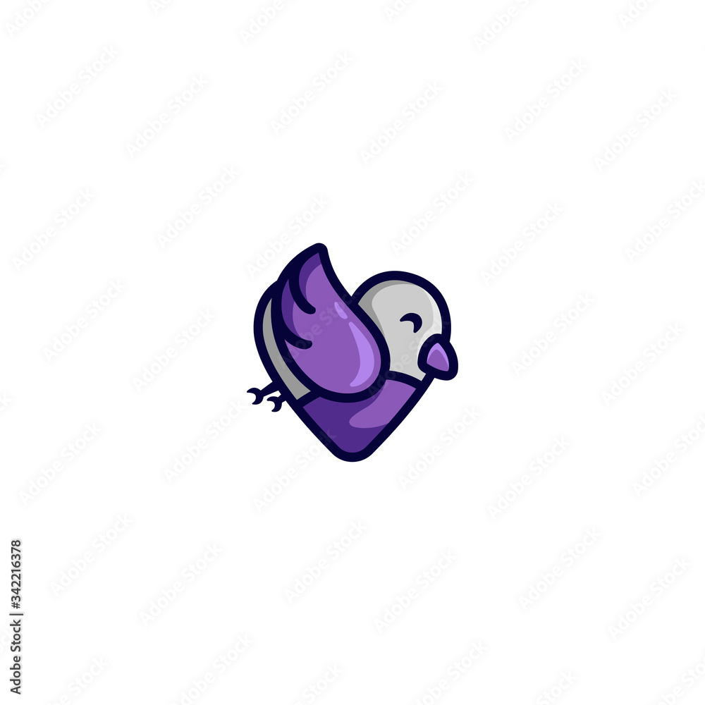Obraz premium Creative design for bird love