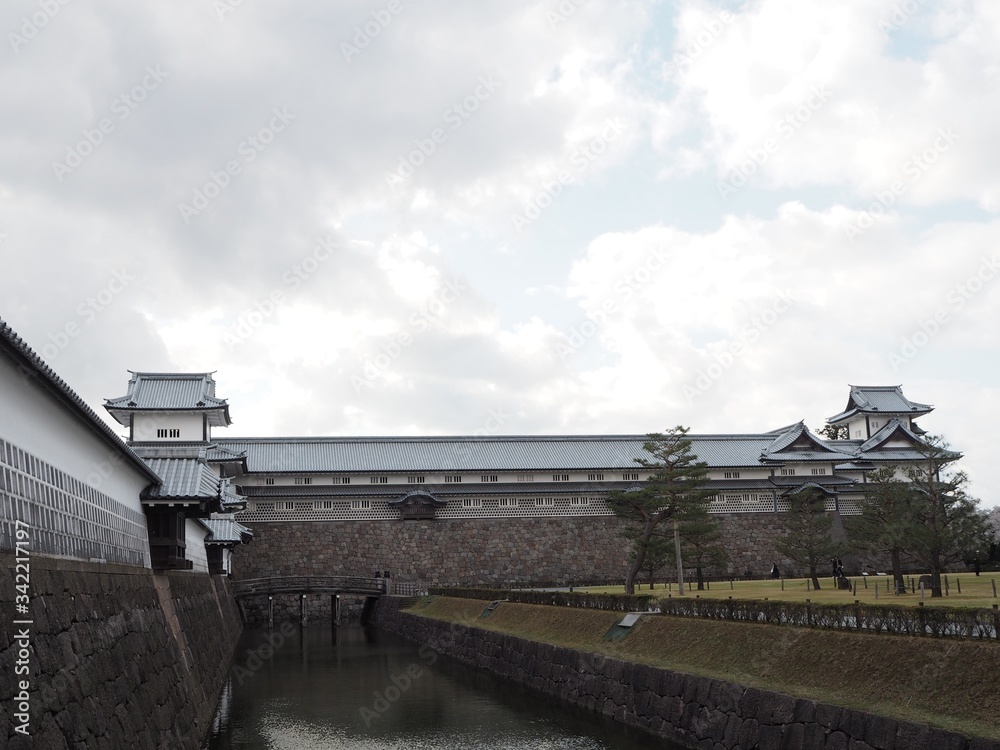 the kanazawa castle park in japan the kanazawa castle park in japan