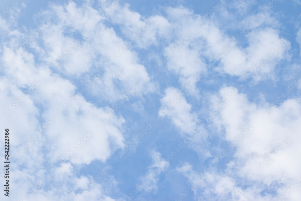 blue sky with clouds