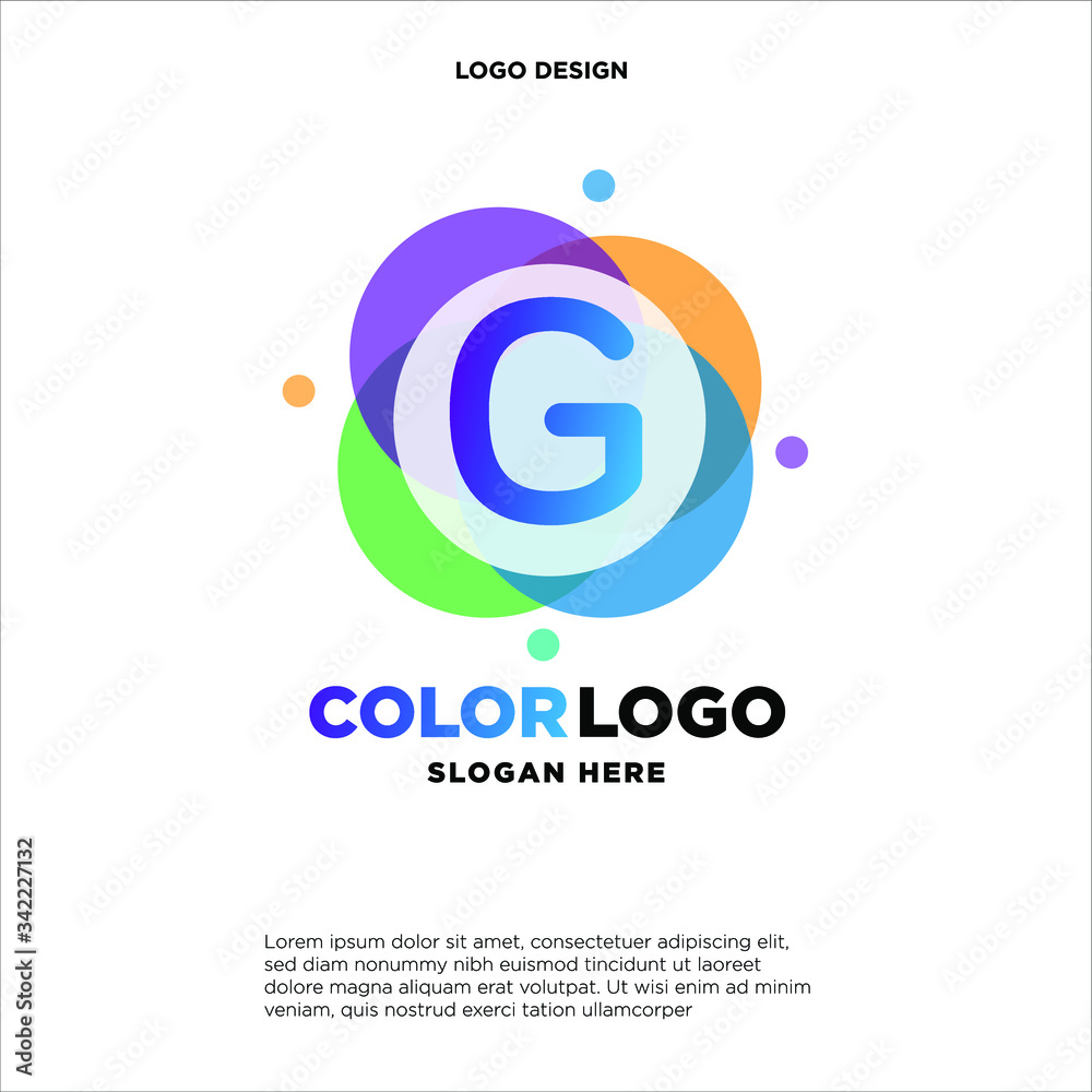 full color creative pixel bubble letter G logo design full color creative pixel bubble letter G logo design