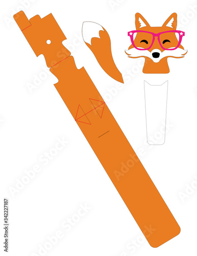 Foxy BookLight Bookmark