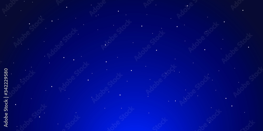 Blue Abstract bokeh background with dark blue sky background