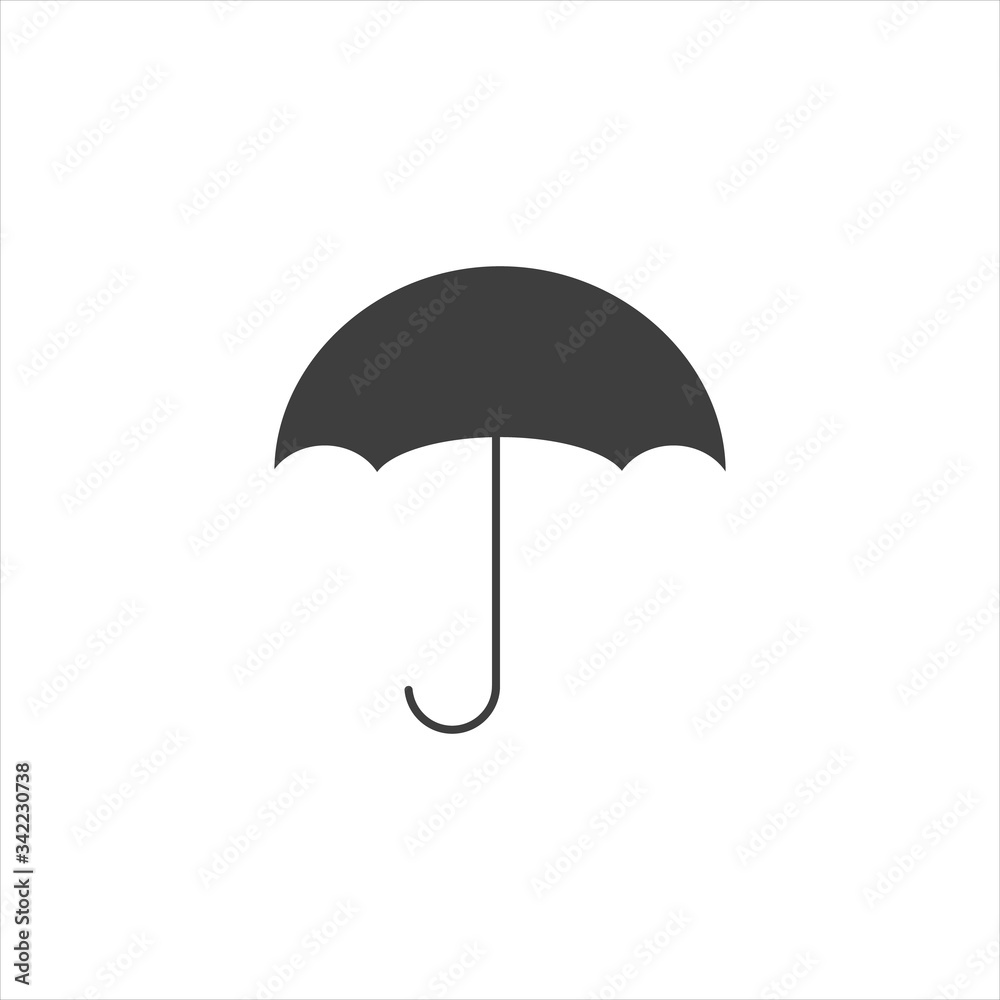 Umbrella isolated on white background. EPS10. Vector