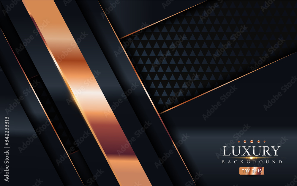Dark grey with golden lines luxury abstract background design. Dark grey with golden lines luxury abstract background design.