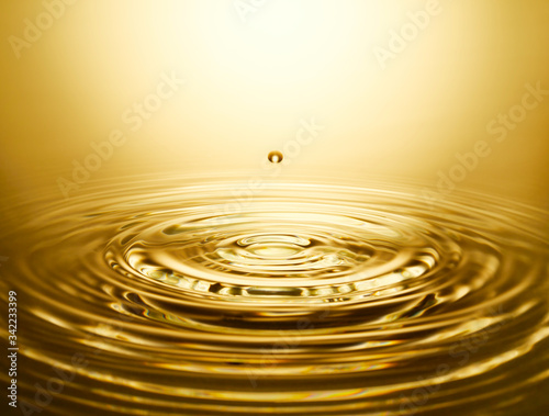 Golden water ripple #2