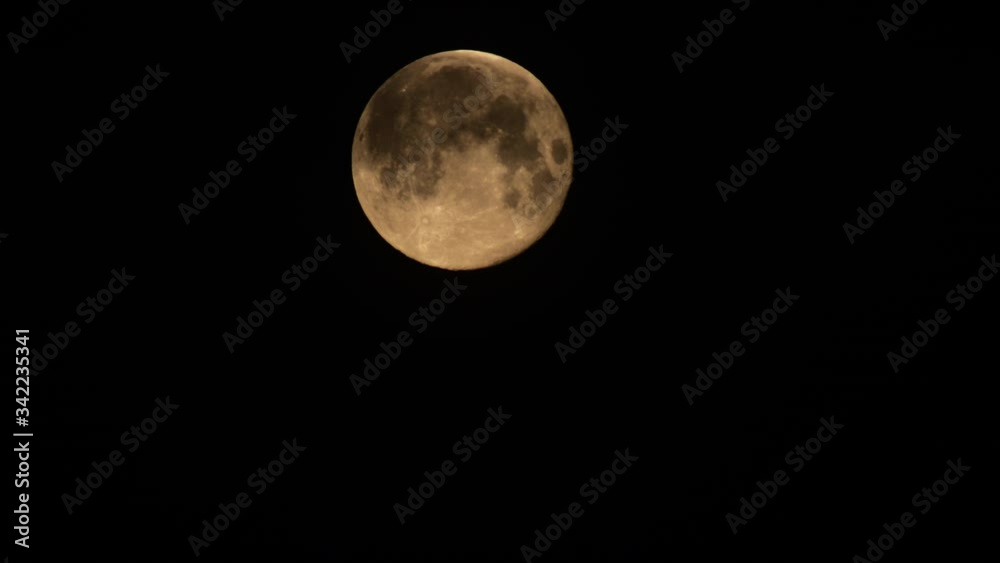 A full moon in black background - close up A full moon in black background - close up