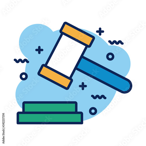 hammer judge detail style icon