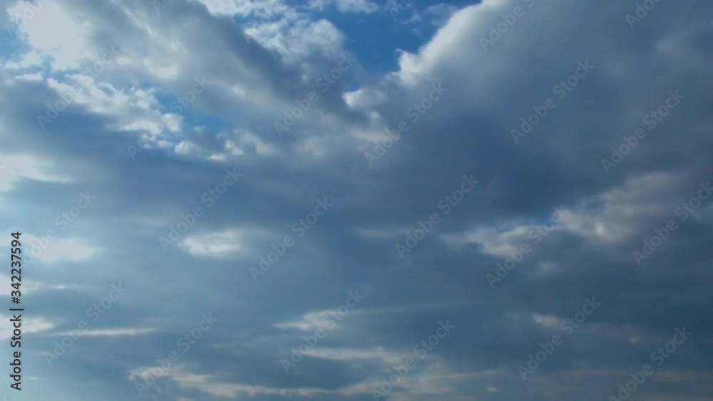 Transition about light to dark colors moving clouds in the sky Transition about light to dark colors moving clouds in the sky