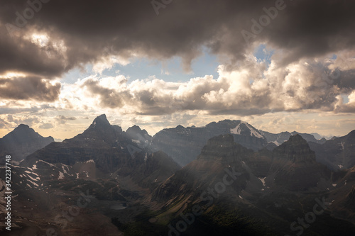 Fototapeta Naklejka Na Ścianę i Meble -  Dramatic Sky Over The Canadian Rockies