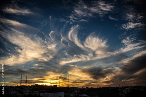 Cielos con nubes. 