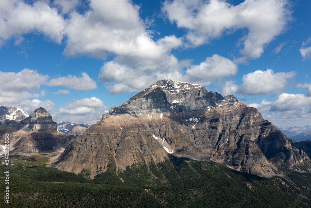 Temple Mountain and Pinnacle Mountain