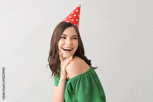 Beautiful young woman celeb...