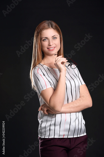 Portrait of beautiful young...