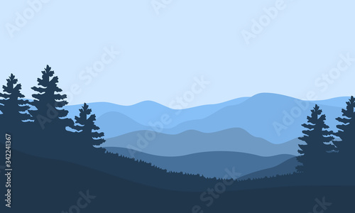 flat design landscape