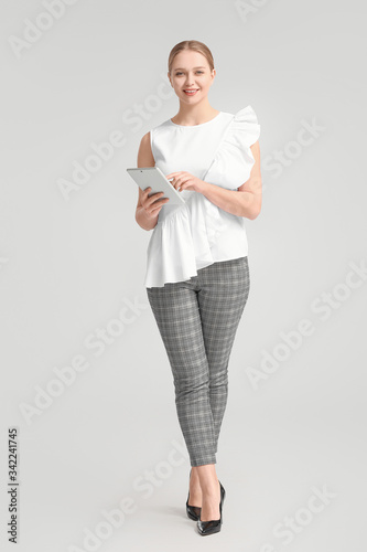 Portrait of young businessw...