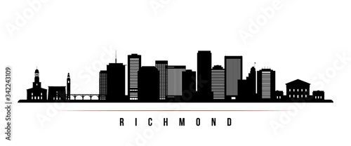 Fotografia Richmond skyline horizontal banner