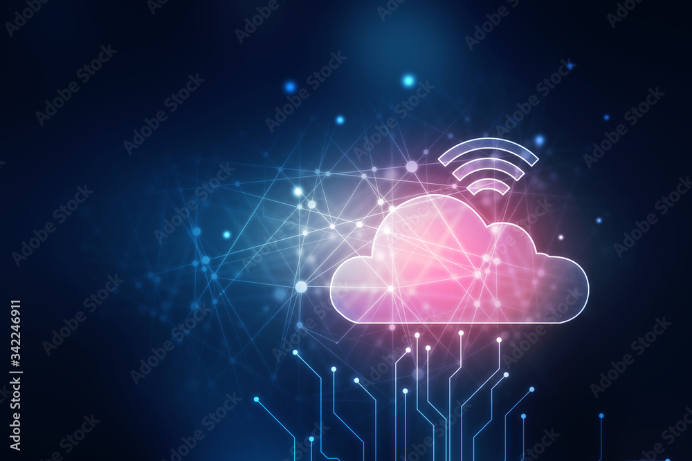 2d rendering Cloud online storage icons with WiFi
2d rendering Cloud online storage icons with WiFi