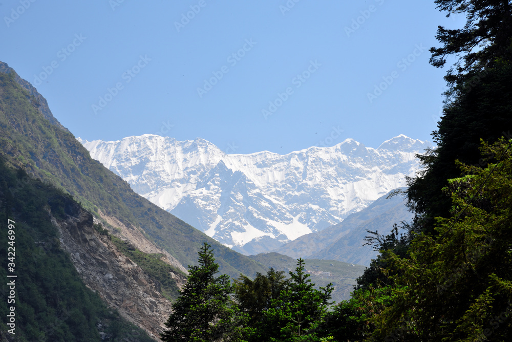 mountain landscape in the Himalaya