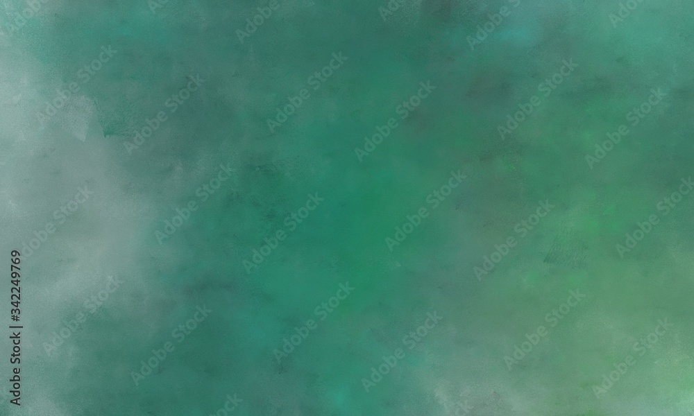 painted old header background with teal blue, dark sea green and teal green color with space for text or image
