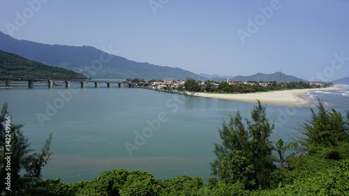 beautiful tropical coastline in vietnam