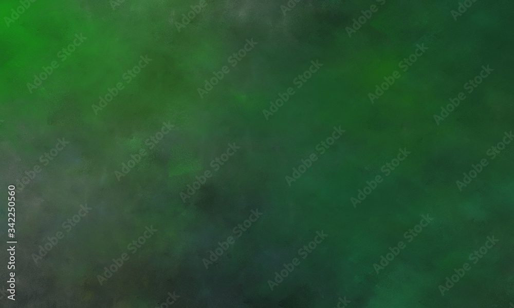 abstract painted art decorative background header with dark slate gray, forest green and dark olive green color with space for text or image