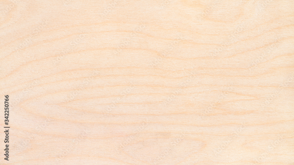 Naklejka premium panoramic background from natural birch plywood
