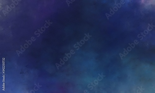 painted aged texture background with midnight blue  teal blue and dark slate blue color with space for text or image