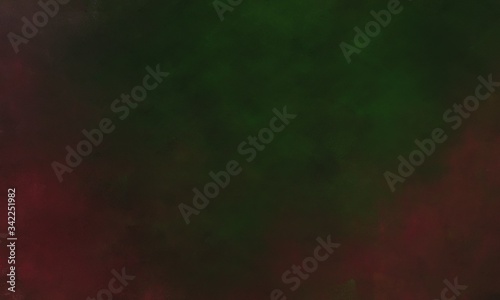 abstract painted art retro header background with very dark green, old mauve and rosy brown color with space for text or image