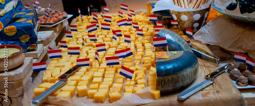 Cheese cuts display