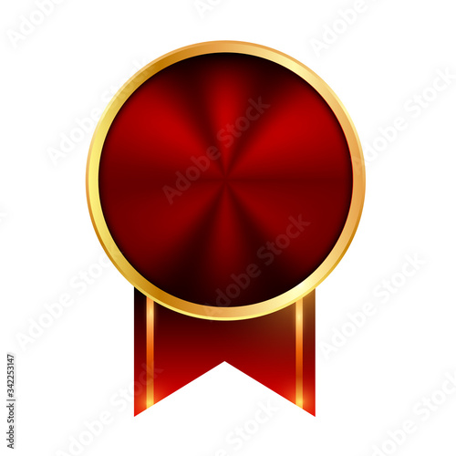 メダル　金　リボン　アイコン