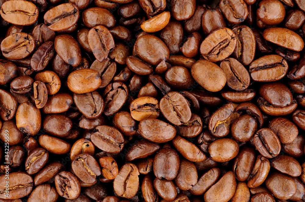 Aromatic fresh roasted coffee bean background texture Aromatic fresh roasted coffee bean background texture