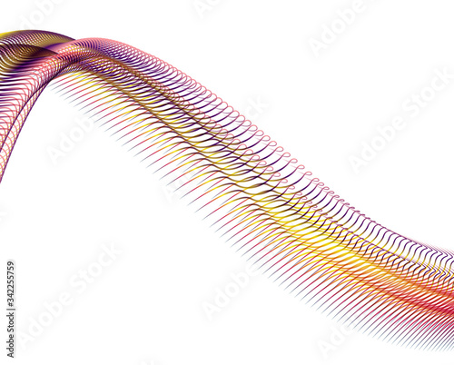 Abstract background blend wave line design for Wallpaper, Banner, Background, Card, Book Illustration, landing page