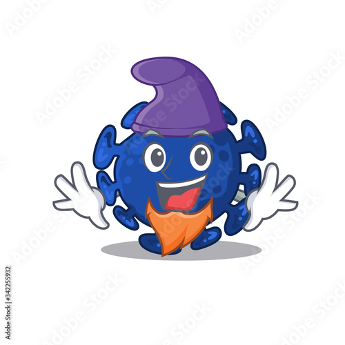Cute picture of streptococcus in Elf cartoon design