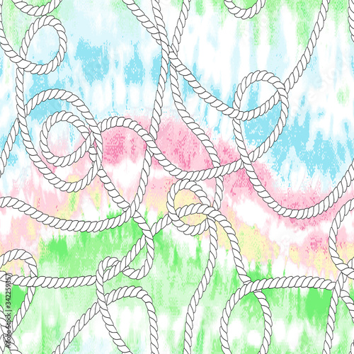 tiedye and rope design pattern