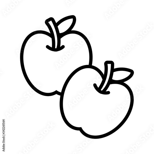 apple fresh fruit line style