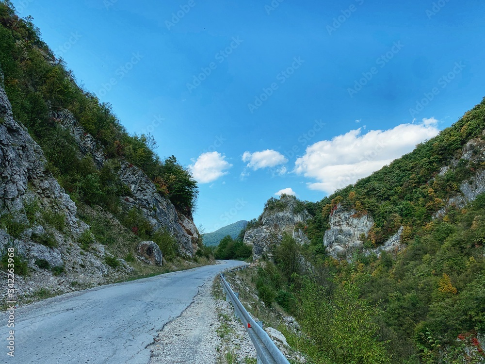 Fototapeta premium Landscape photography of mountain view