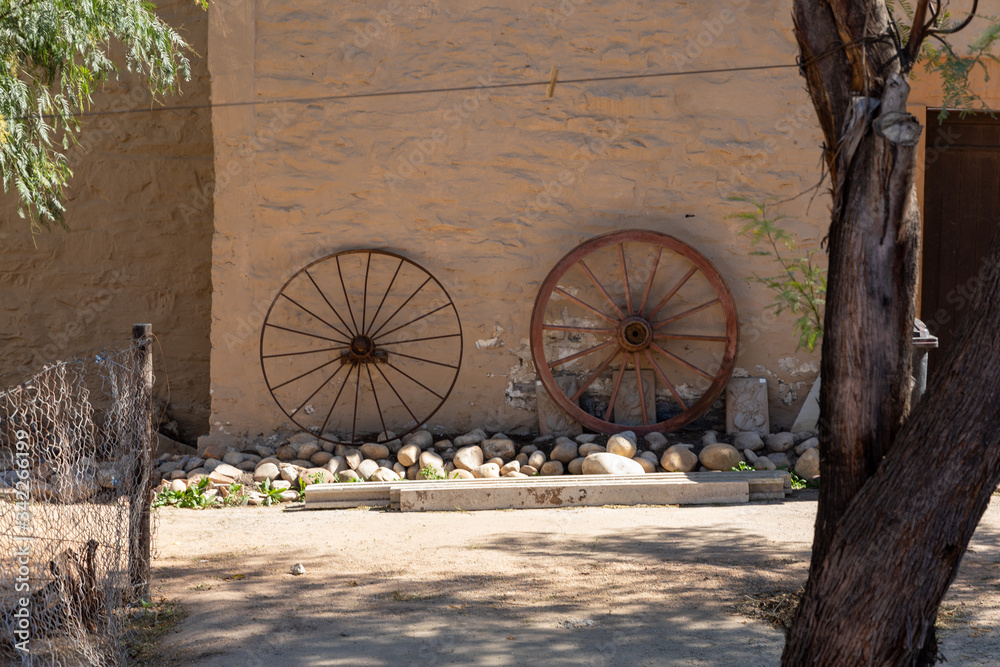 wagon wheels Stock Photo | Adobe Stock