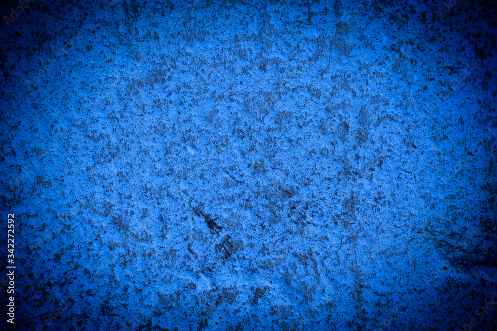 Abstract blue cement background.