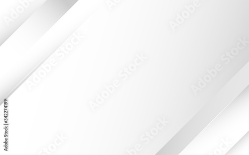 Gray and white color oblique lines modern tech subtle abstract background vector