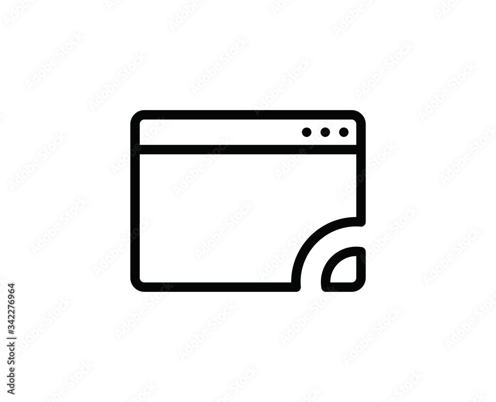 Single line icon Single line icon