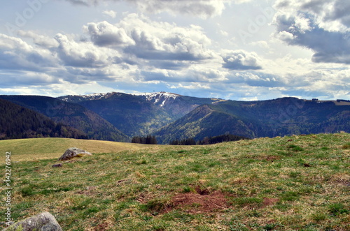 Blick vom Hinterwaldkopf auf den Feldberg