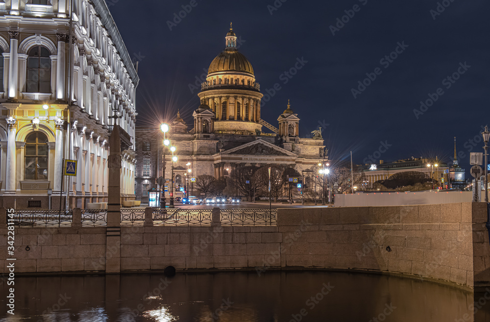 Saint Isaac's Cathedral or Isaakievskiy Sobor Saint Petersburg