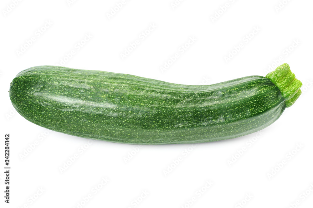 fresh green zucchini isolated on white background fresh green zucchini isolated on white background