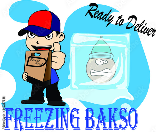 ready to deliver freezing food